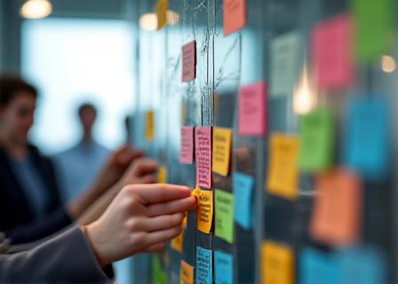 カスタマージャーニーマップのワークショップ風景